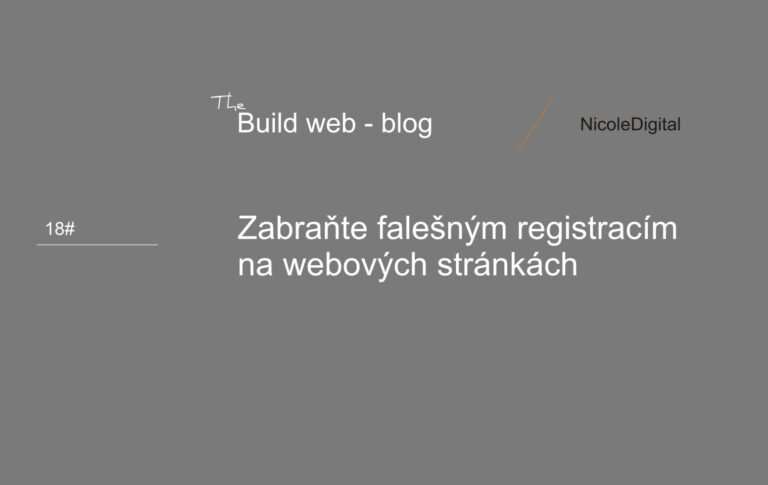 Jak zabránit falešným registracím ve WordPressu.