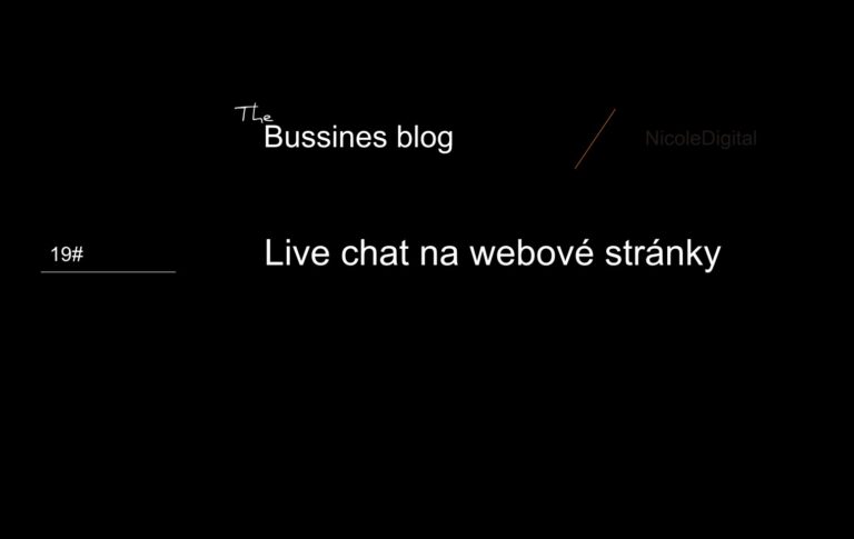 Zákaznická podpora díky live chatu zdarma na váš web.